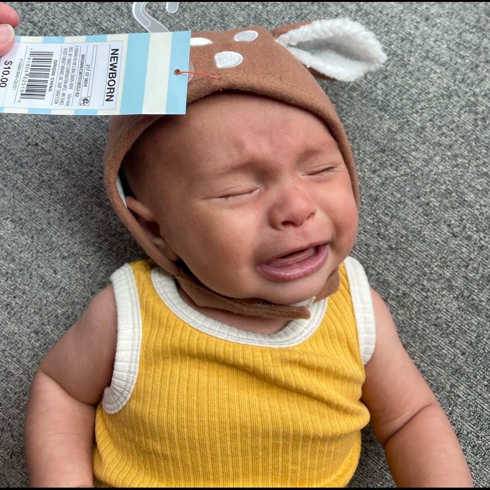 Newborn deer hat